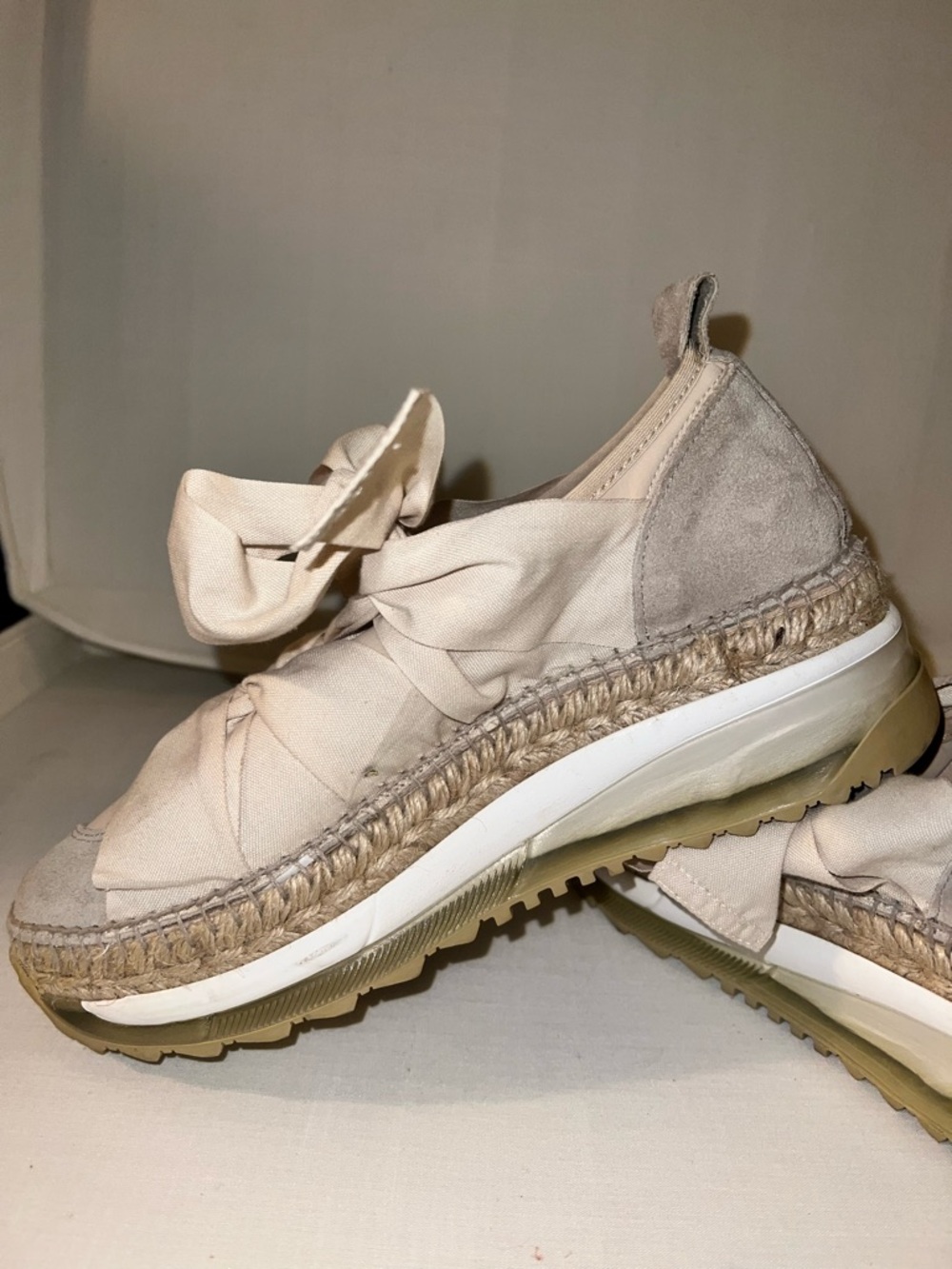 Free People Chapmin Espadrille Sneakers - Sz 37 (6 1/2) - Picture 4 of 7